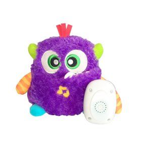 2016 Fisher Price Giggles N Growls Purple Monster Musical Sounds Plush 6"